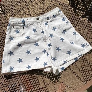Vintage Express High Waist Jean Shorts
